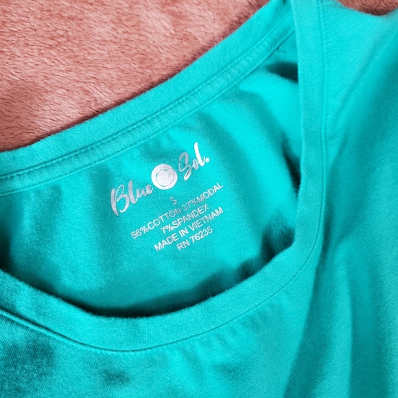 SOL'S Womens Ladies Moon Short Sleeve T-Shirt Blue Atoll - Picture 8 of 8